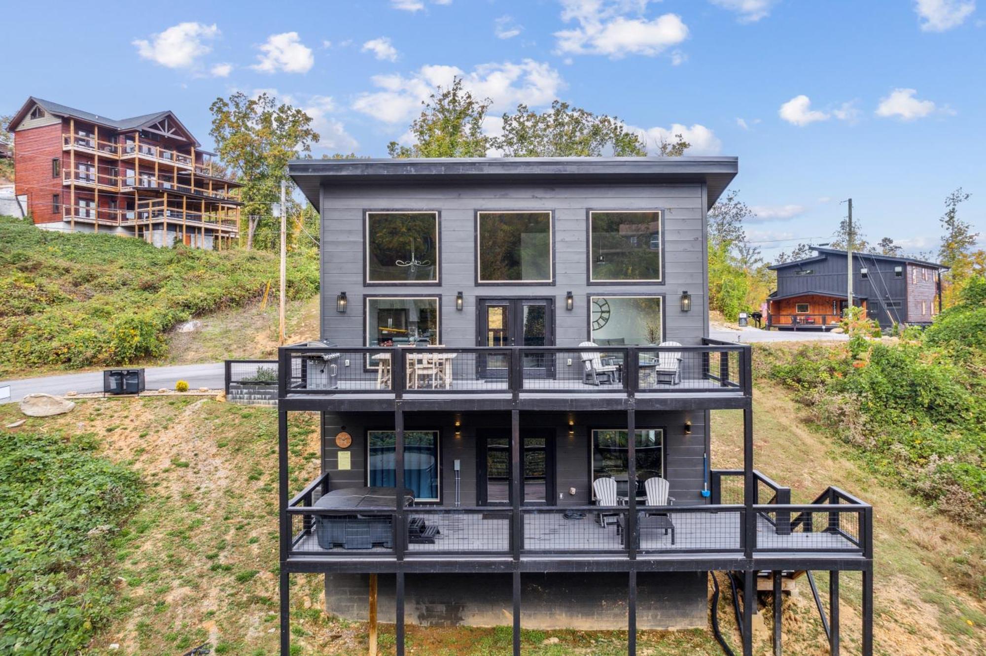 Sunset Chalet Cabin 개틀린버그 외부 사진